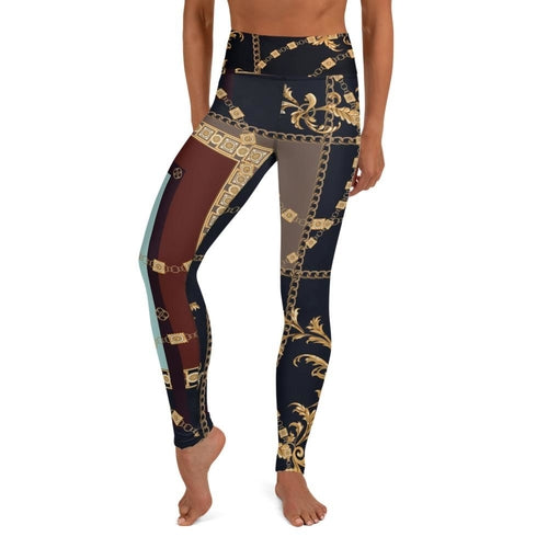 Baroque Chains High Waist Leggings