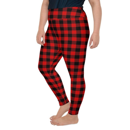 Buffalo Plaid Plus Size Leggings