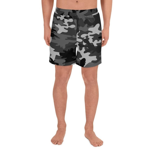 Grey Camo Men's Athletic Shorts