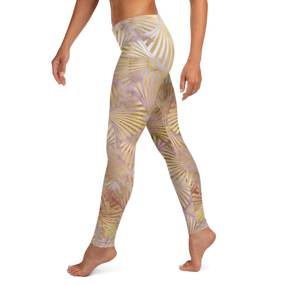 Art Deco Abstract Seamless Leggings