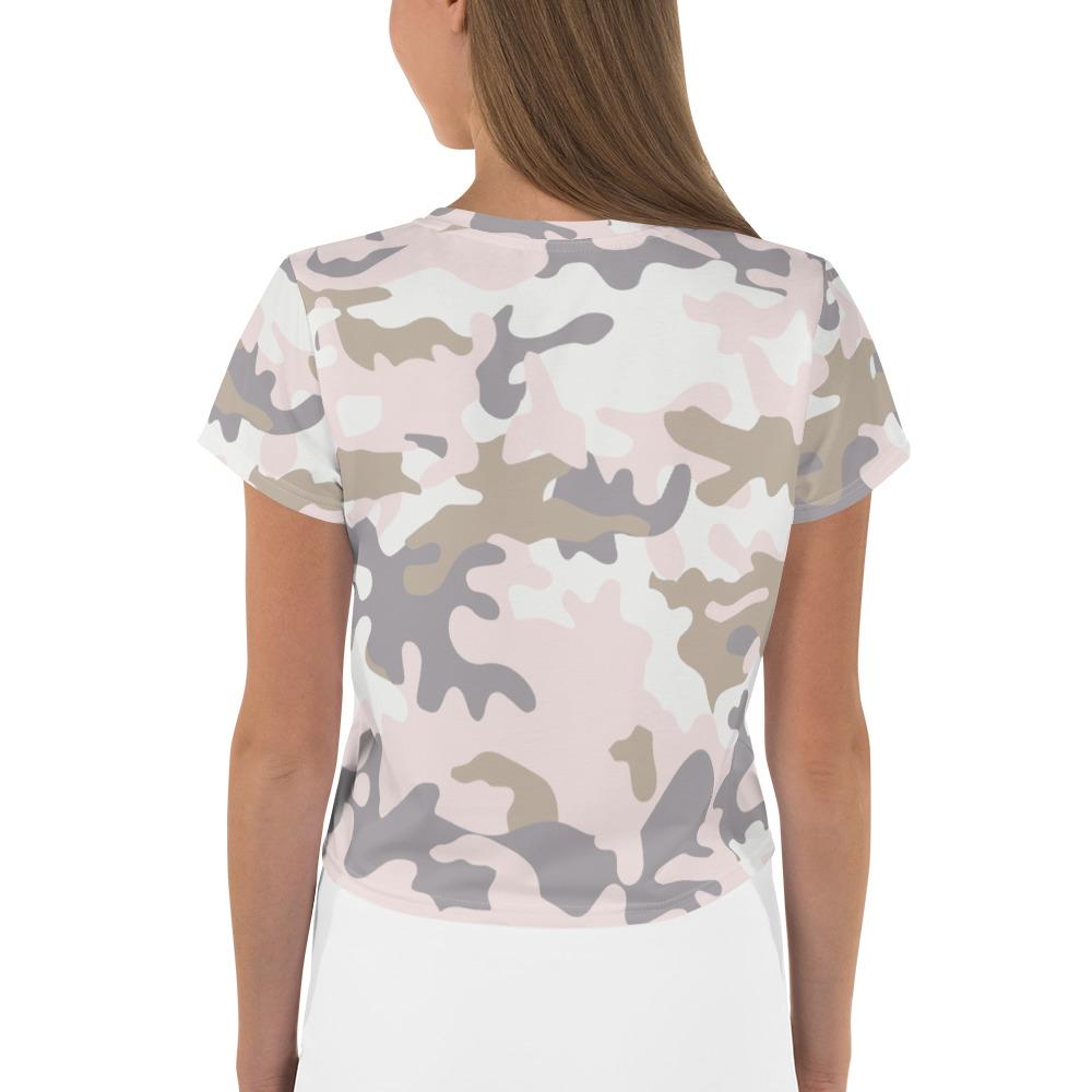 Pastel Camo Crop Tee