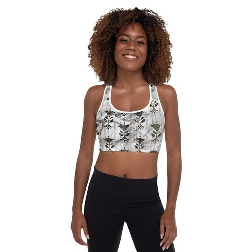 Art Deco Padded Sports Bra