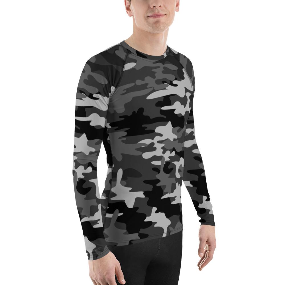 Men's Grey Camo Rash Guard