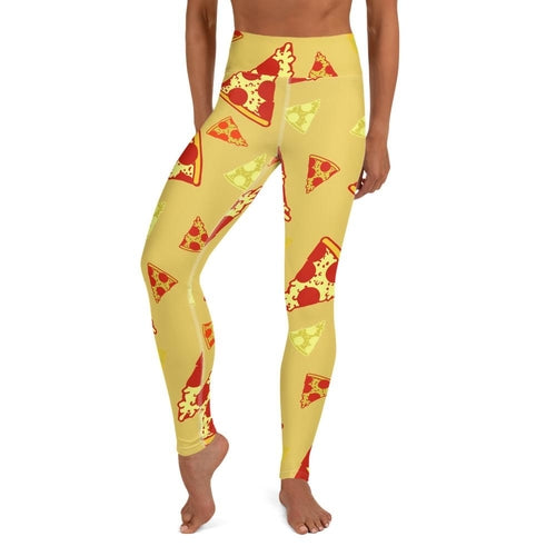 High Waist Pizza Yoga Leggings