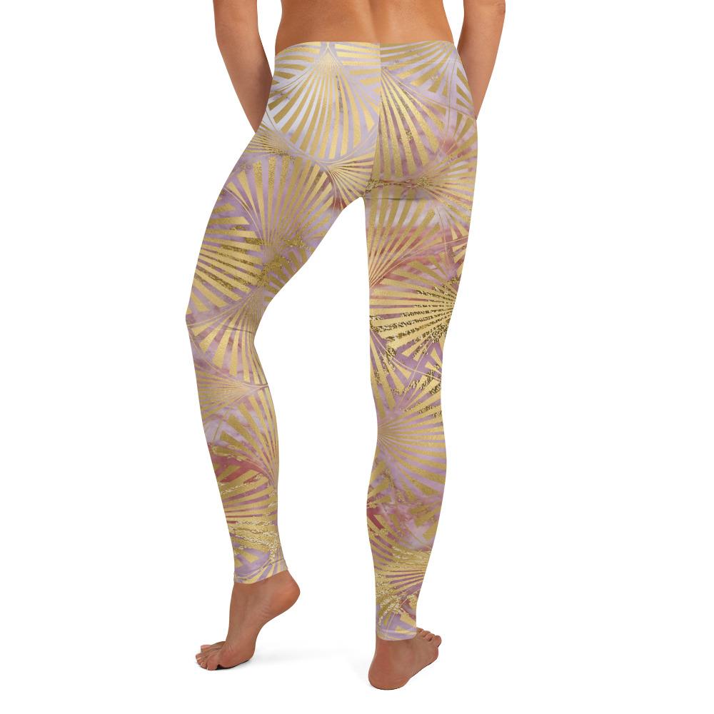 Art Deco Abstract Seamless Leggings