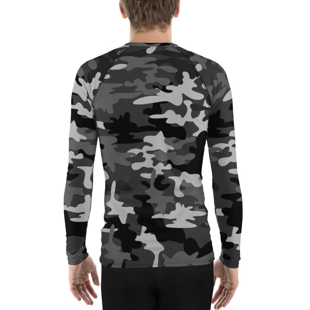 Men's Grey Camo Rash Guard