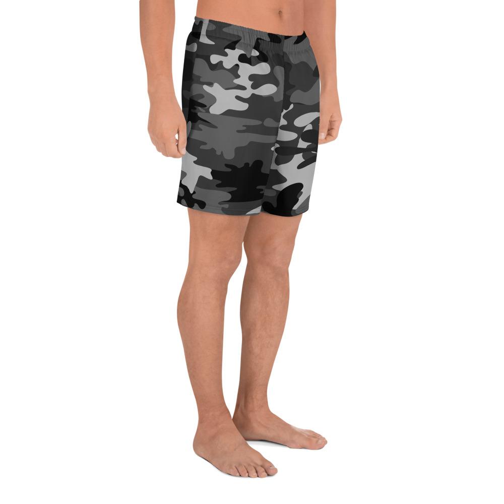 Grey Camo Men's Athletic Shorts