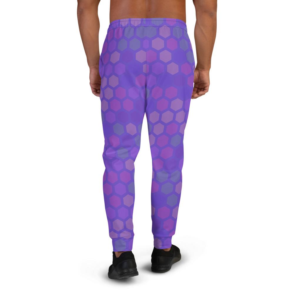 Men's Premium Purple Abstract Joggers