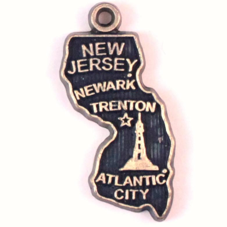 New Jersey State Charm Bracelet, Necklace, or Charm only