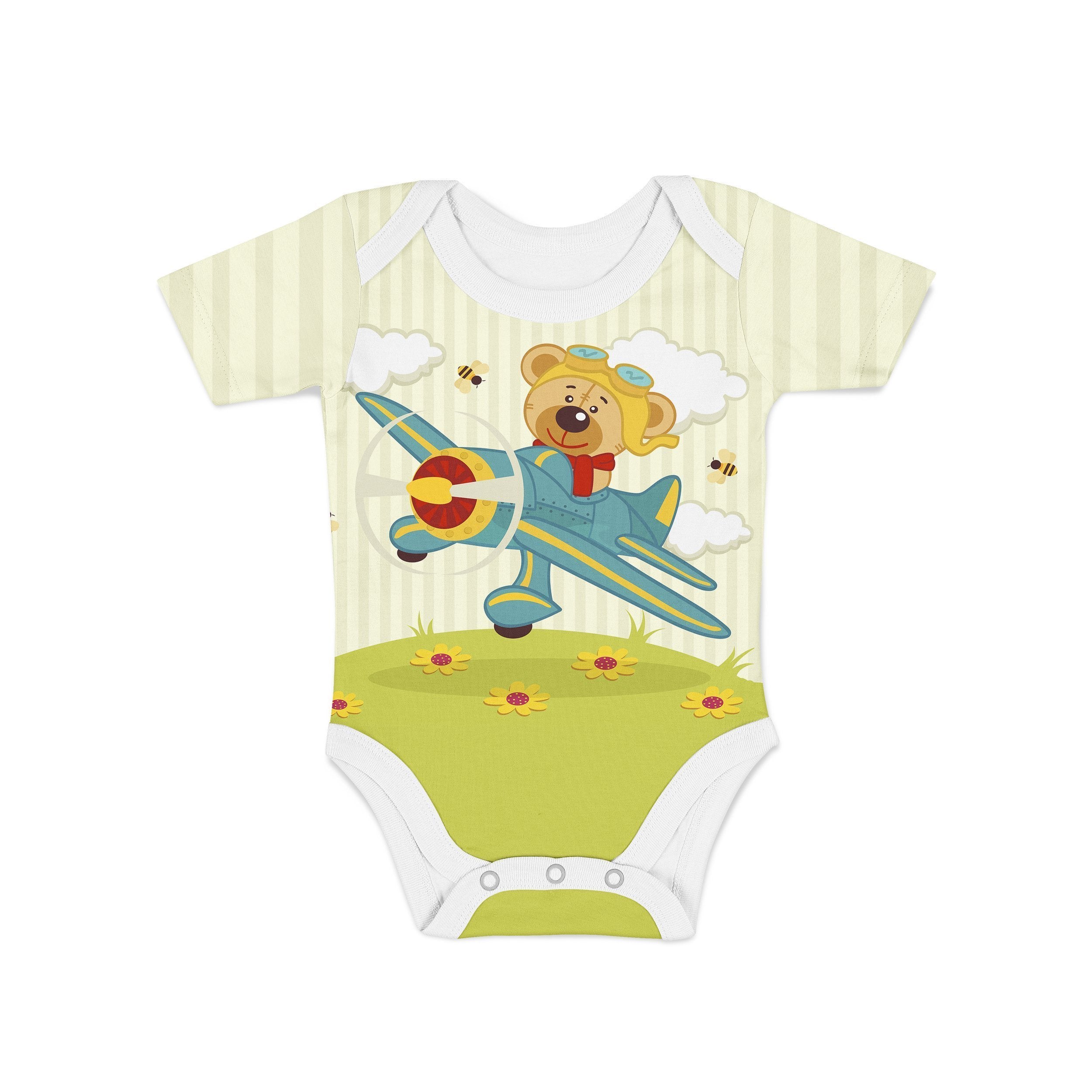 Fly Teddy Onesie | Orange Poppy