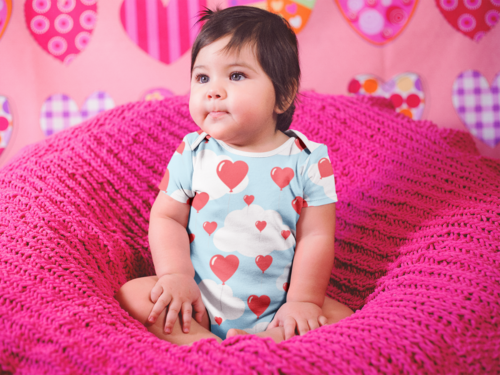 Heart Balloons Onesie