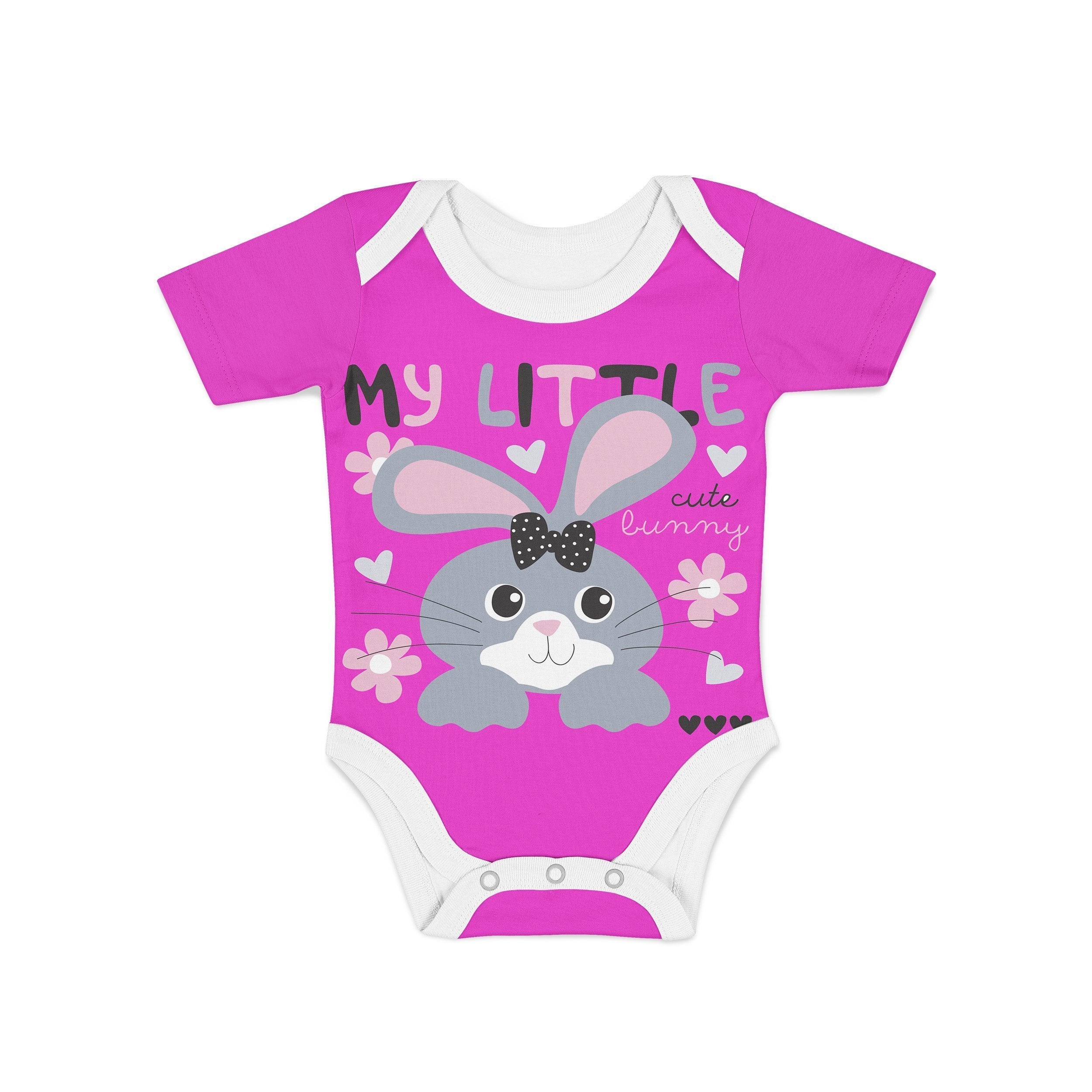Infant Cute Little Bunny Onesie | Orange Poppy
