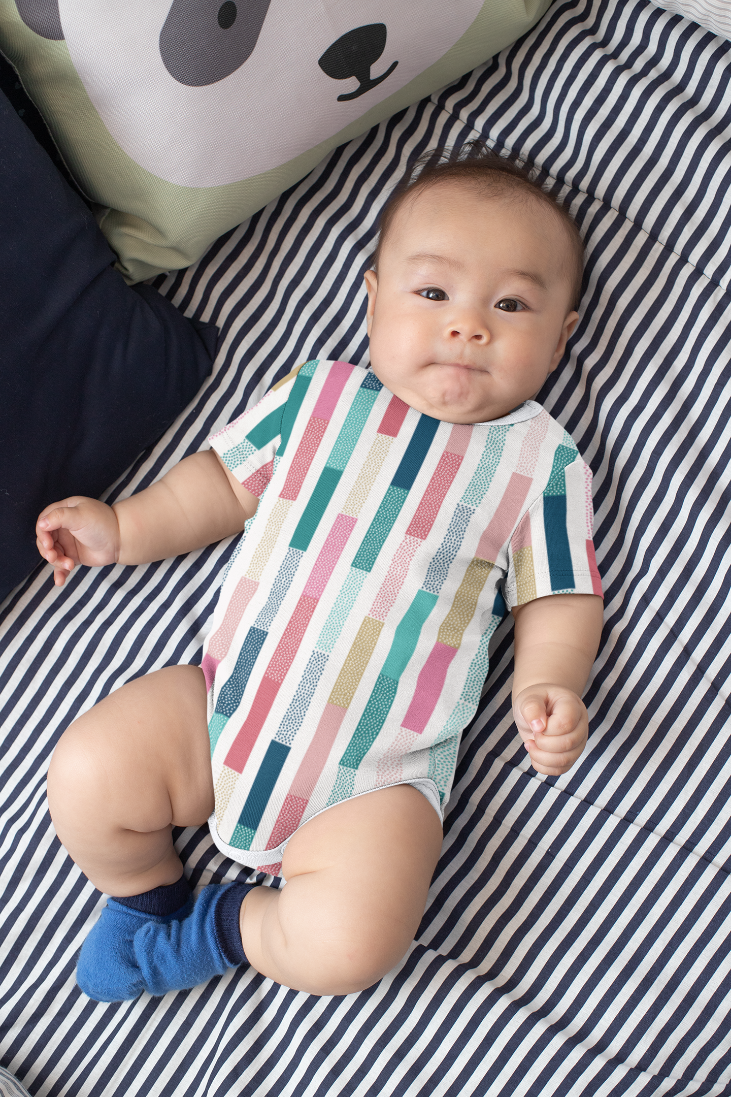 Retro Stripes Onesie