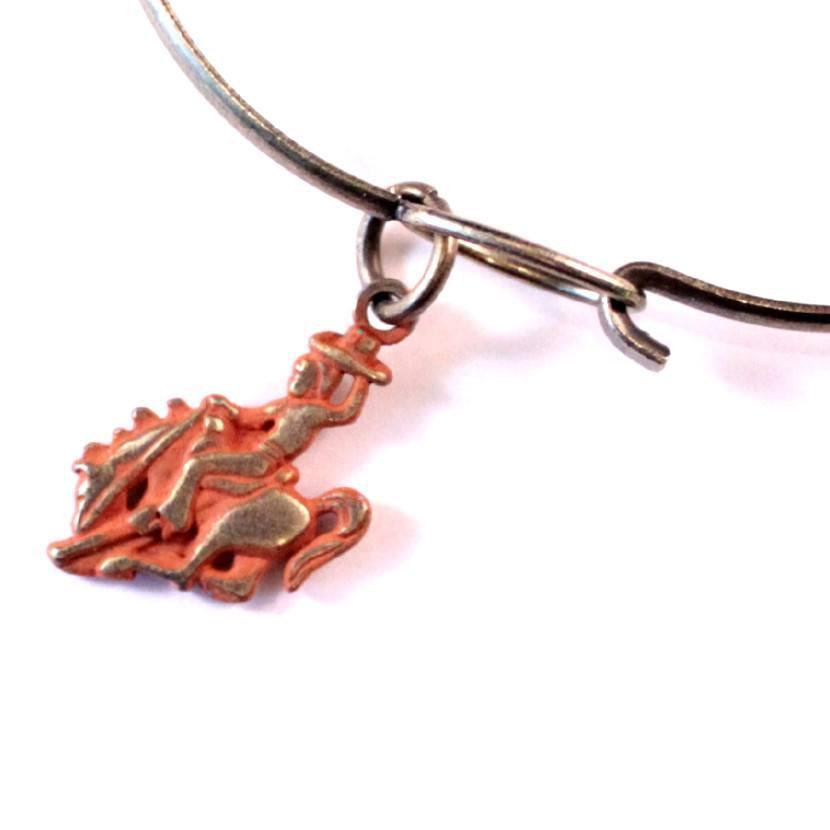 Bronco Charm Bracelet, Necklace, or Charm Only | Orange Pine