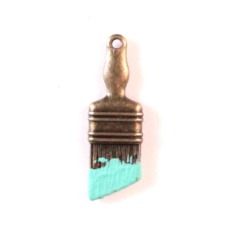 Paintbrush Charm Bracelet, Necklace, or Charm Only