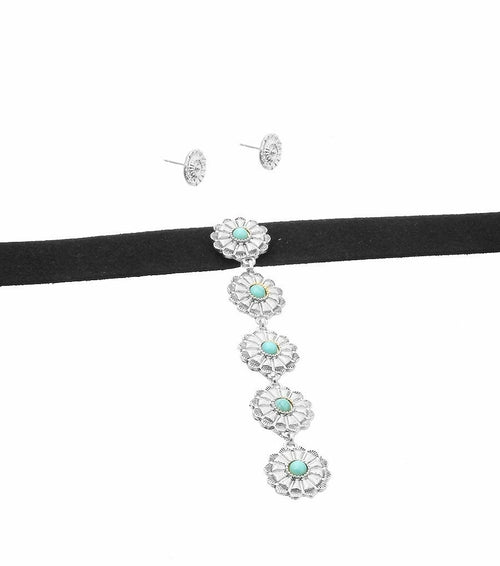 Flower Drop Choker