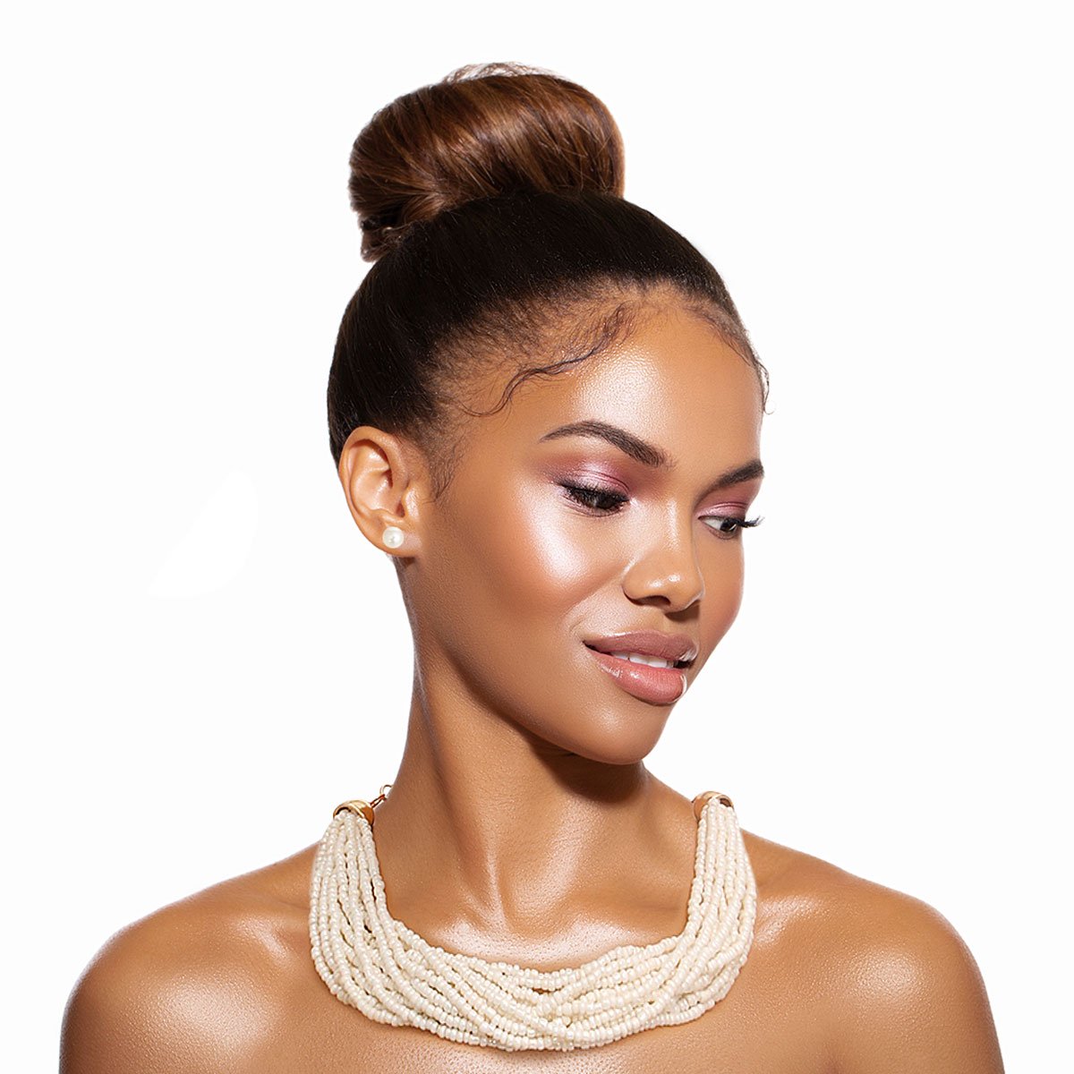 Cream Pearl Twist Necklace | Ivory Aether