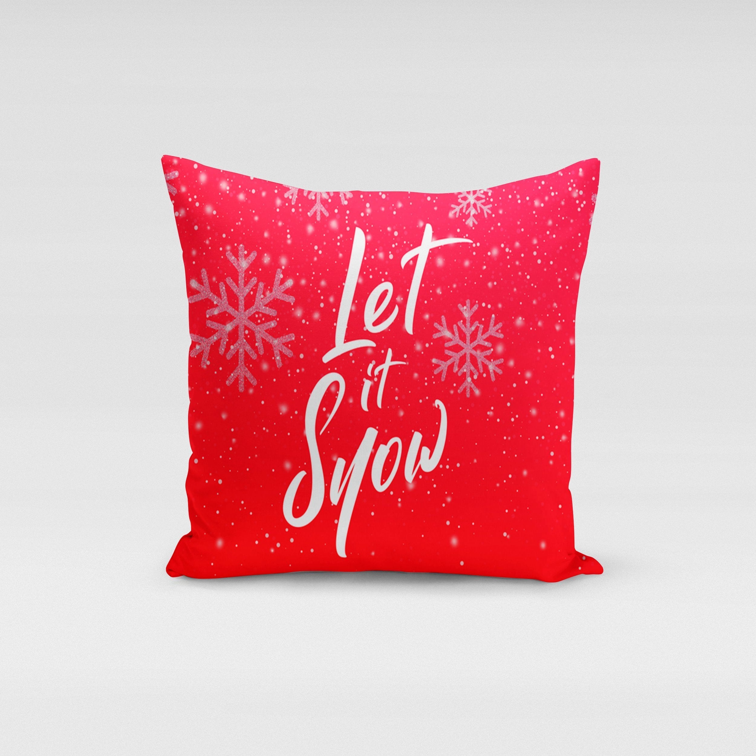 Let It Snow Pillow Cover