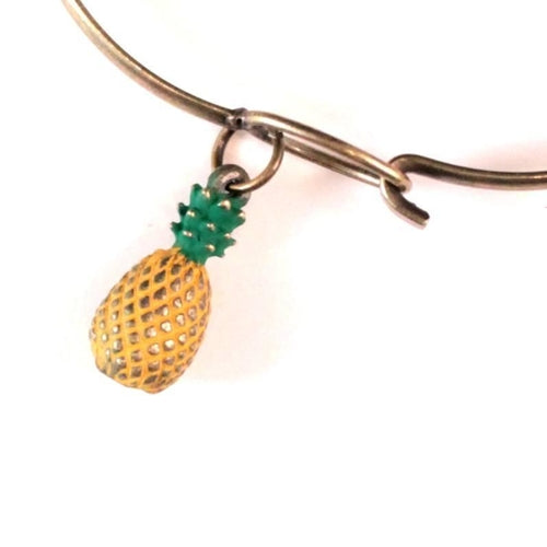 Pineapple Charm Bracelet, Necklace, or Charm Only