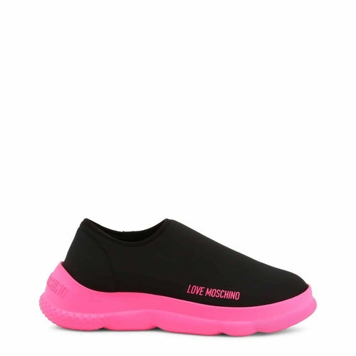 Neon Pink Slip-On Shoes