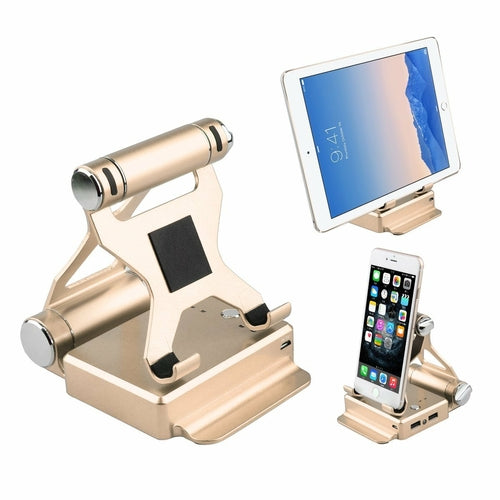 Podium Style Stand With Extended Battery Up To 200% For iPad, iPhone