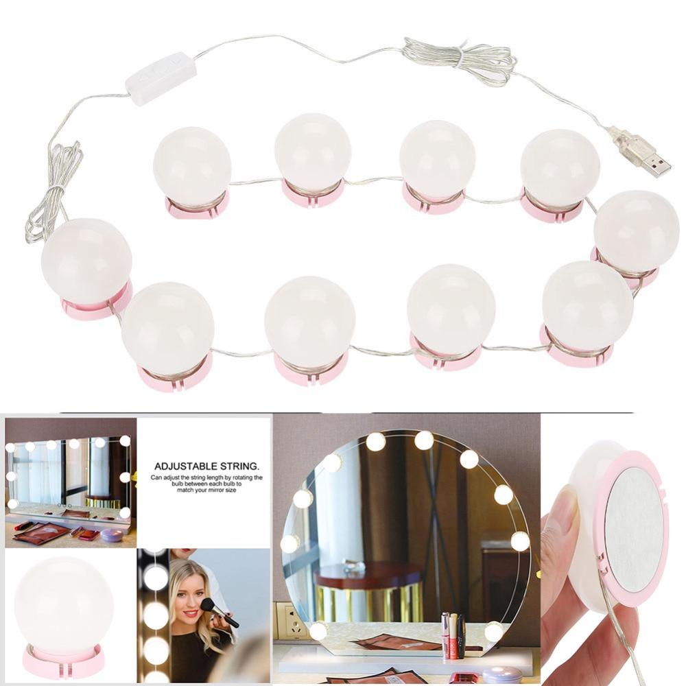 Dressing Table LED Adjustable Brightness Lights | Yellow Pandora