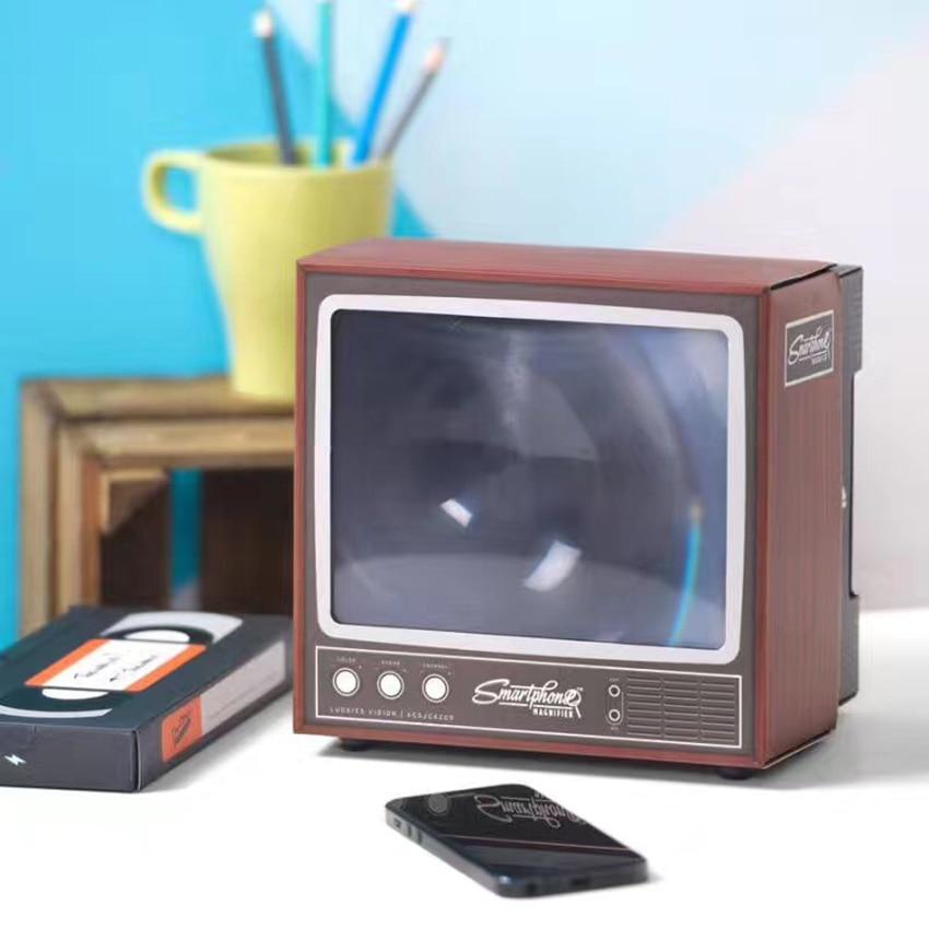 Retro TV Mobile Phone Screen Magnifier