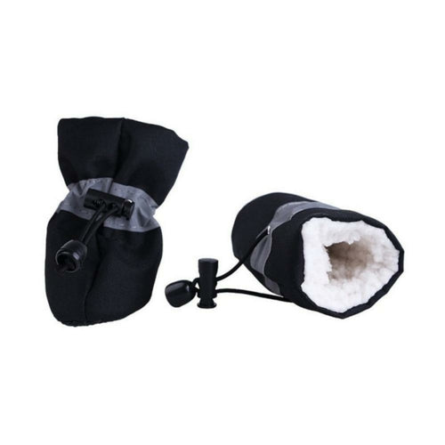 Dogs Winter Warm Shoes 4 PCS Set