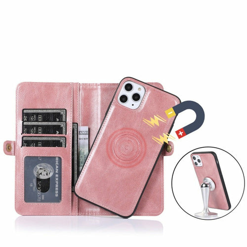 Magnetic Card Holder Wallet Case for iPhone