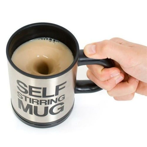 Amazing one button press stirring coffee mug