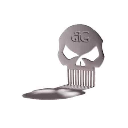 Punisher Metal Mustache Comb