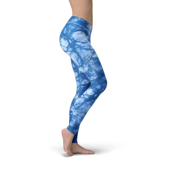 Jean Aqua Batik Leggings