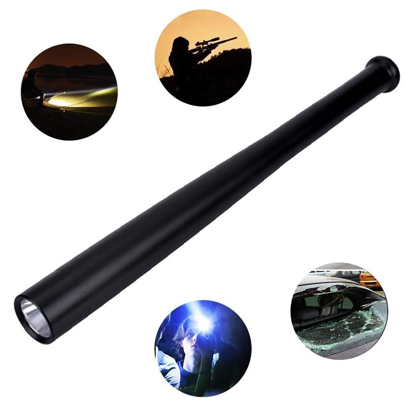 LED Flashlight T6 Rechargeable Multi-function Security Mace Hard