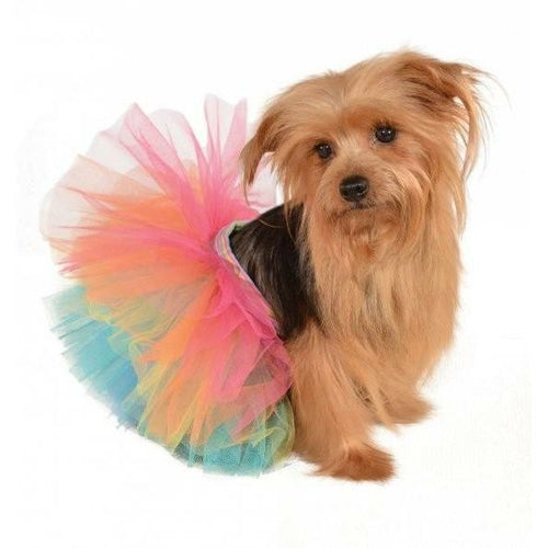 Rainbow Tutu Dog Costume