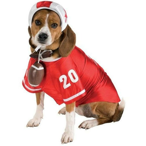 Red Football Player Pet Costume