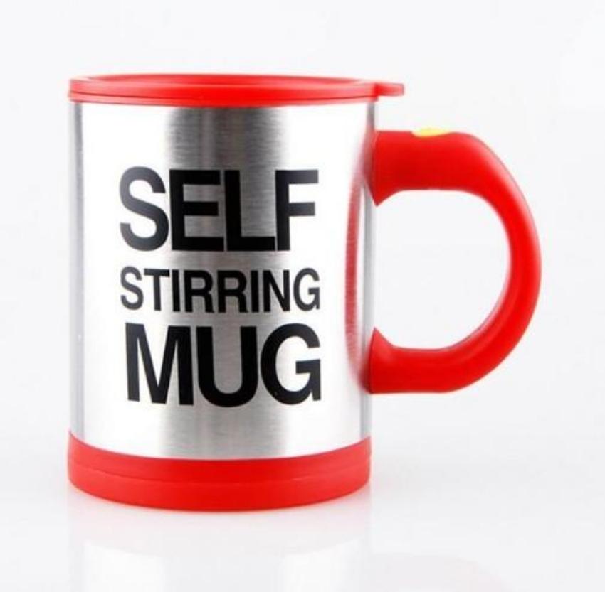 Amazing one button press stirring coffee mug