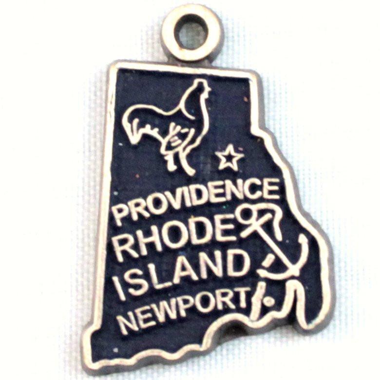 Rhode Island State Charm Bracelet, Necklace, or Charm Only