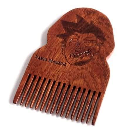 Rick & Morty Vance Maximus Wooden Beard Comb | Puce Oliver