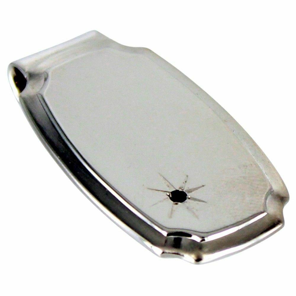 Colibri Of London Mens Smooth Chrome Finish Polished Money Clip