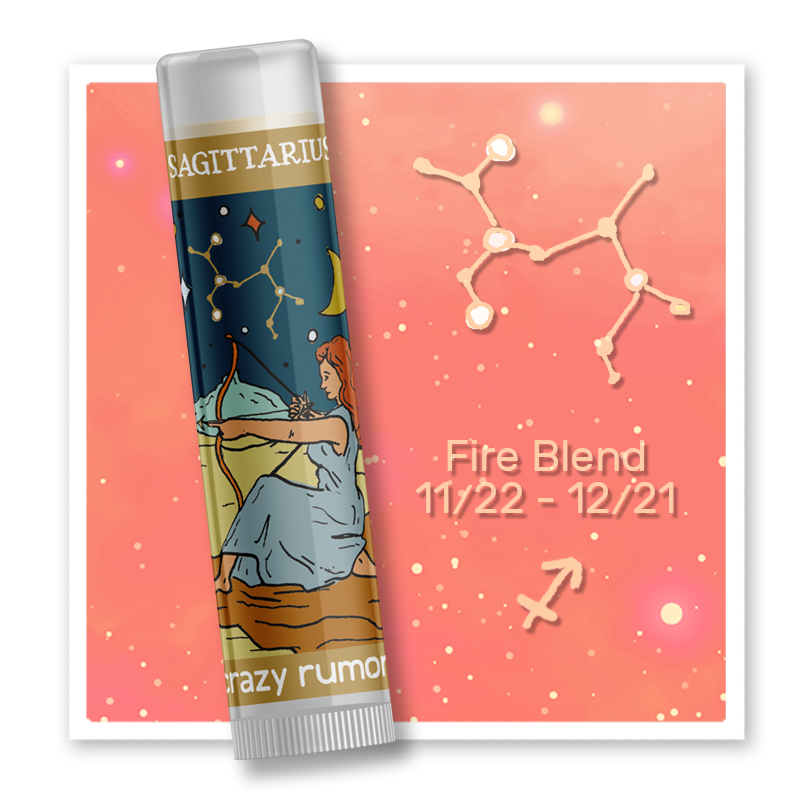 Crazy Rumor Lip Balm, Sagittarius | Orchid Nyx