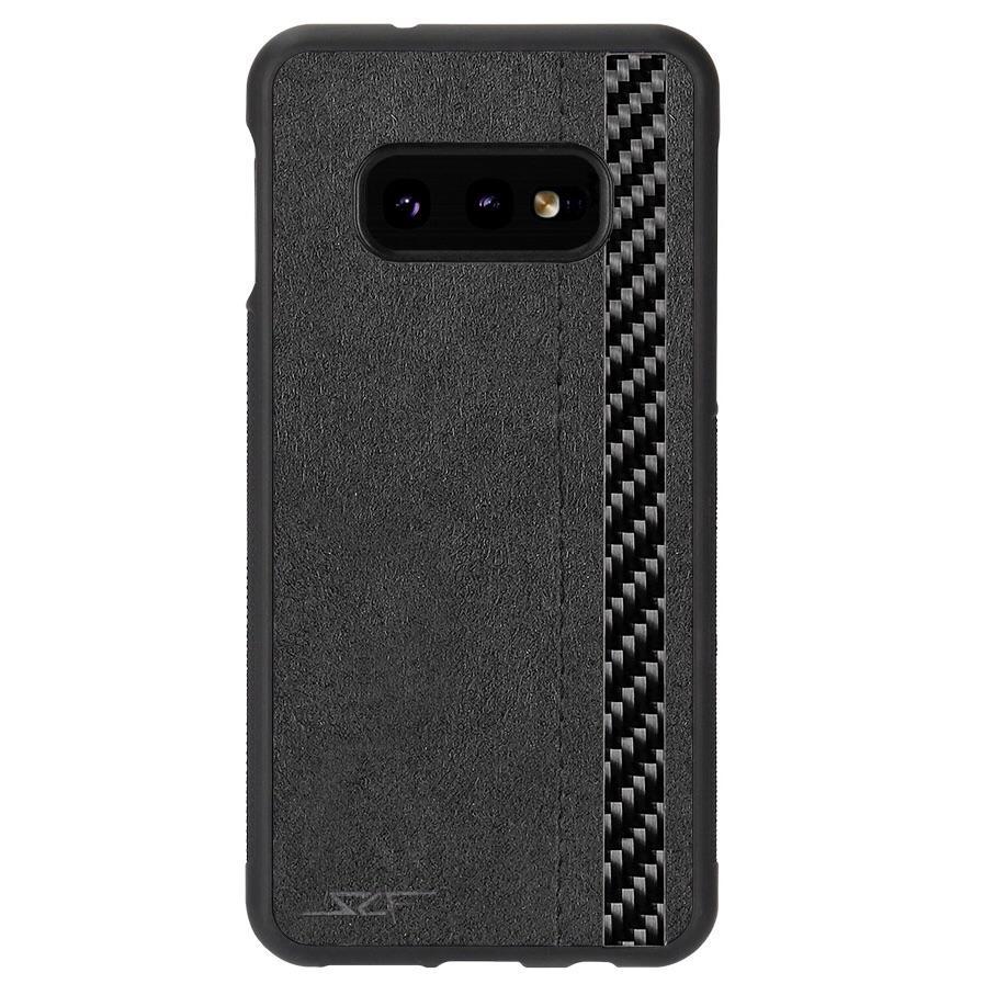 Samsung S10e Alcantara & Real Carbon Fiber Case | CLASSIC Series