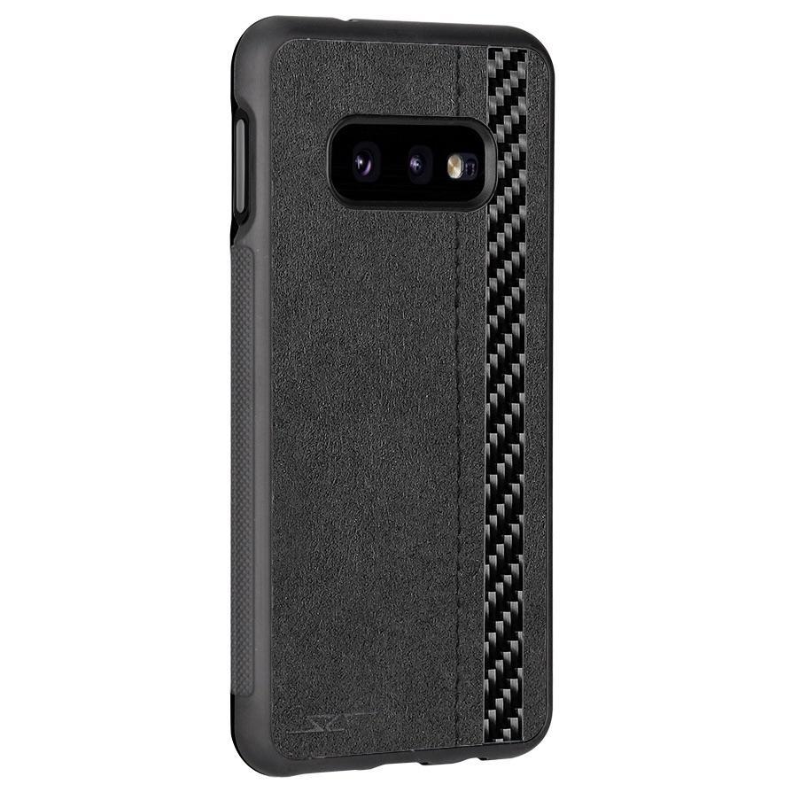 Samsung S10e Alcantara & Real Carbon Fiber Case | CLASSIC Series