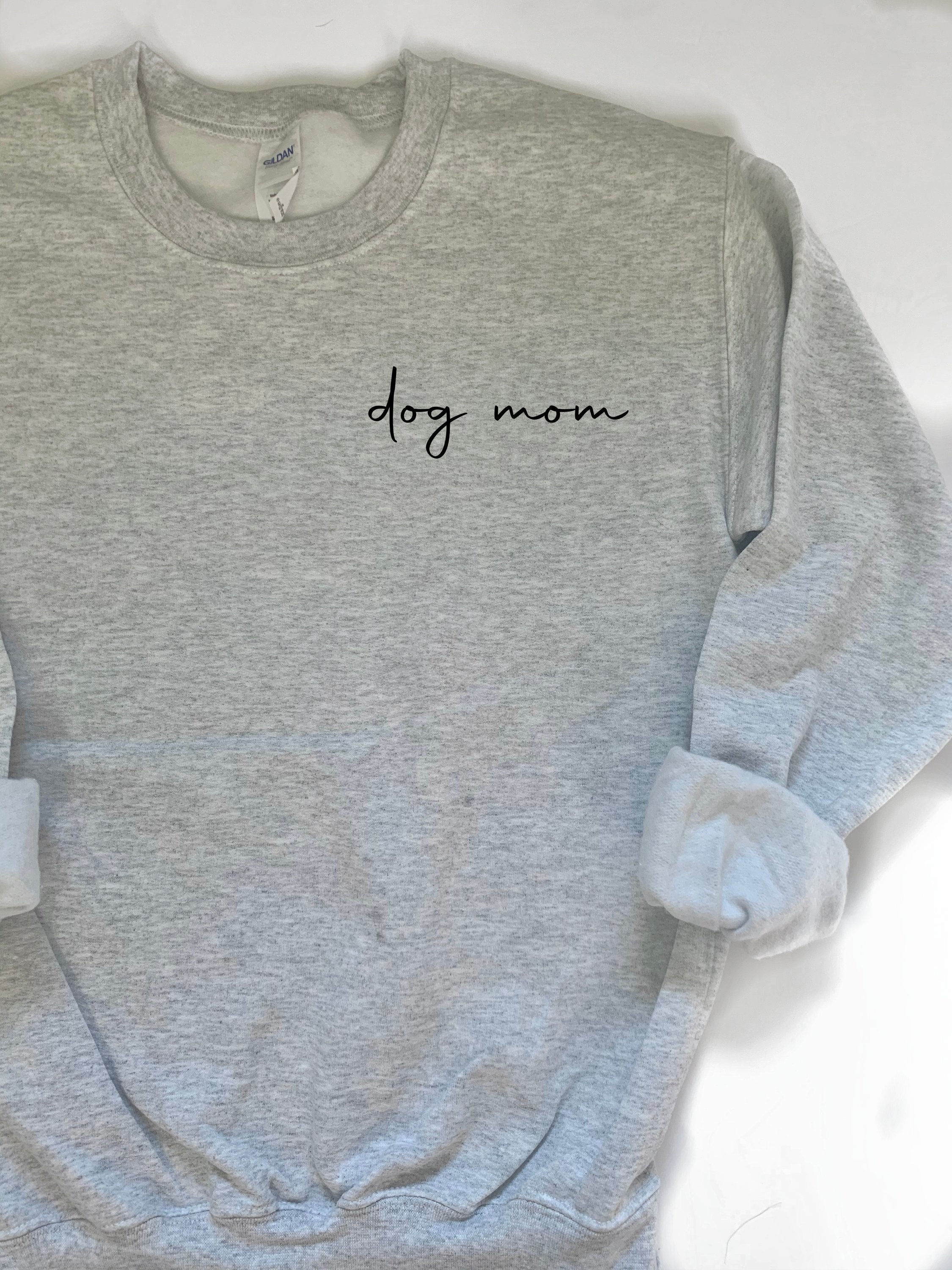 dog mom corner sweatshirt | Taupe Blackberry