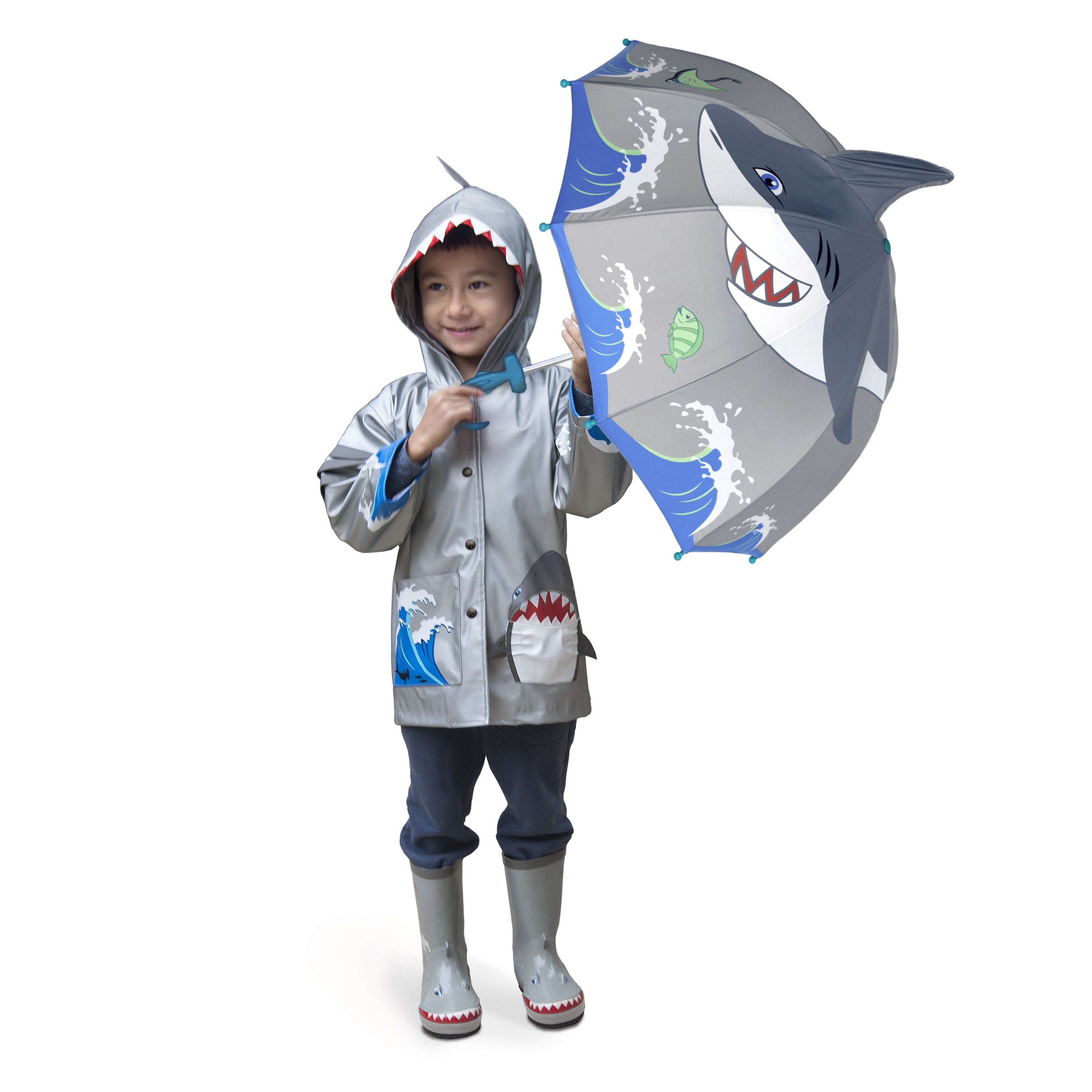 Shark Style Raincoat for Kids