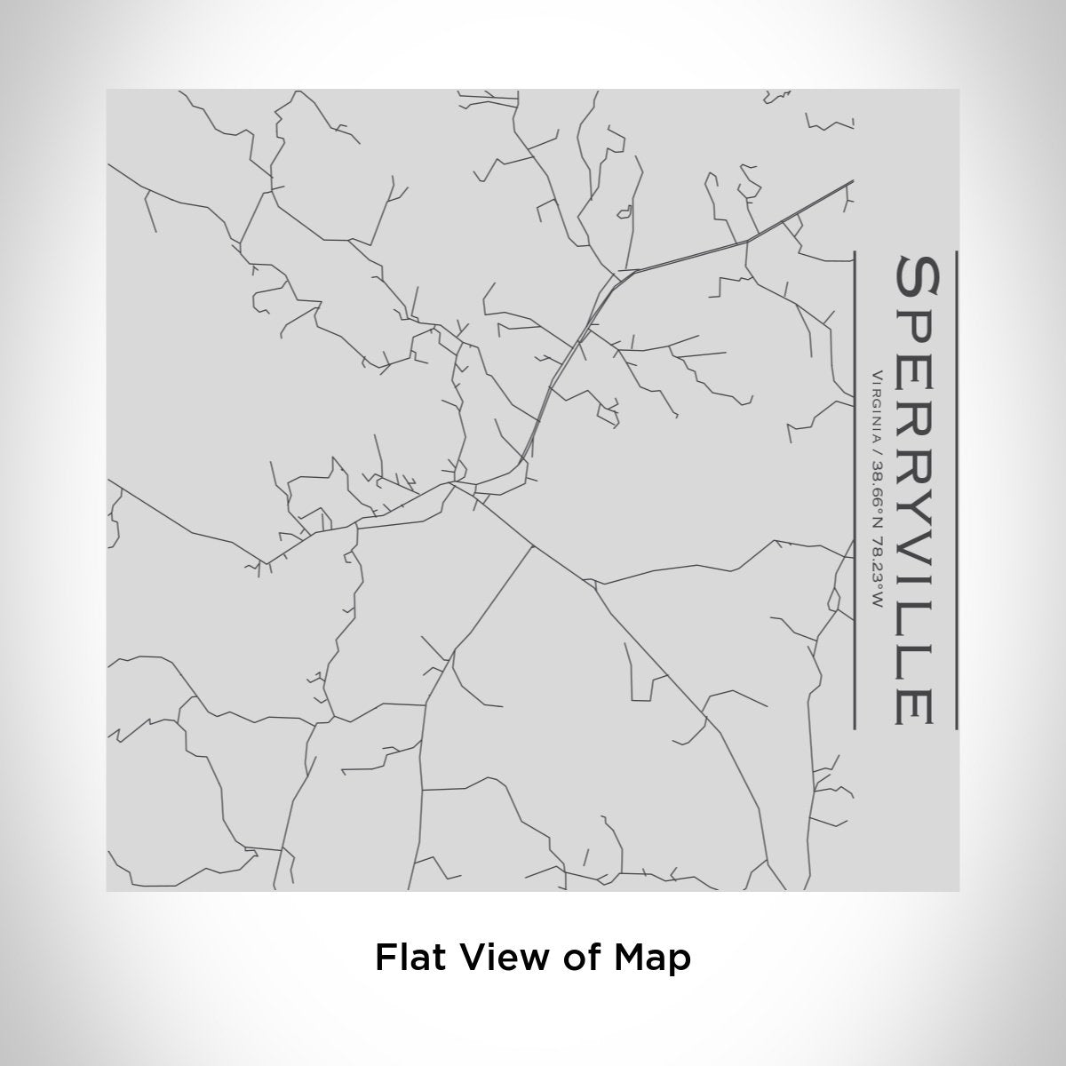 Sperryville - Virginia Engraved Map Tumbler