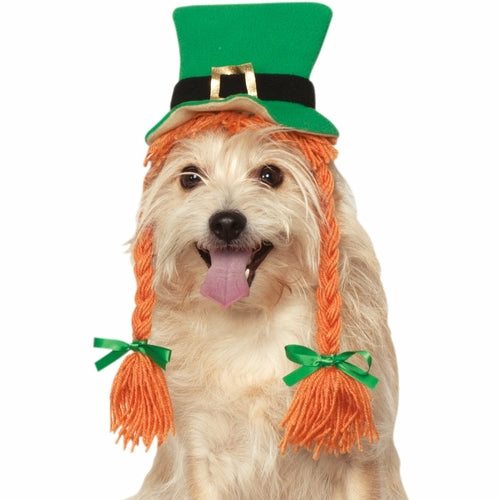 St. Patty's Day Pet Hat with Braids