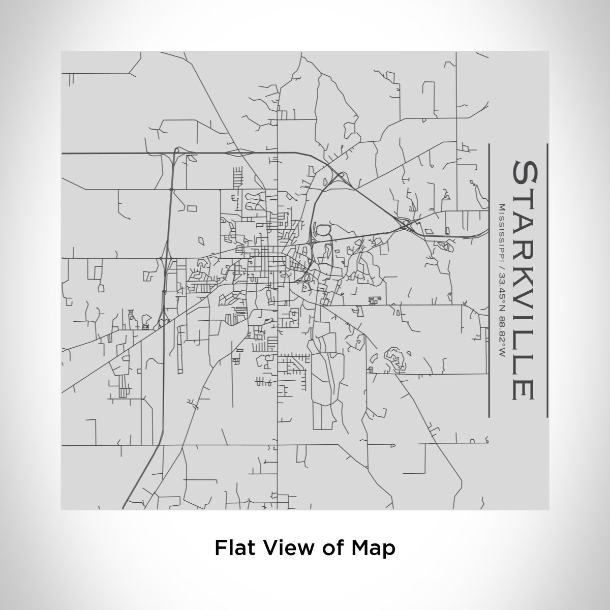 Starkville - Mississippi Map Tumbler