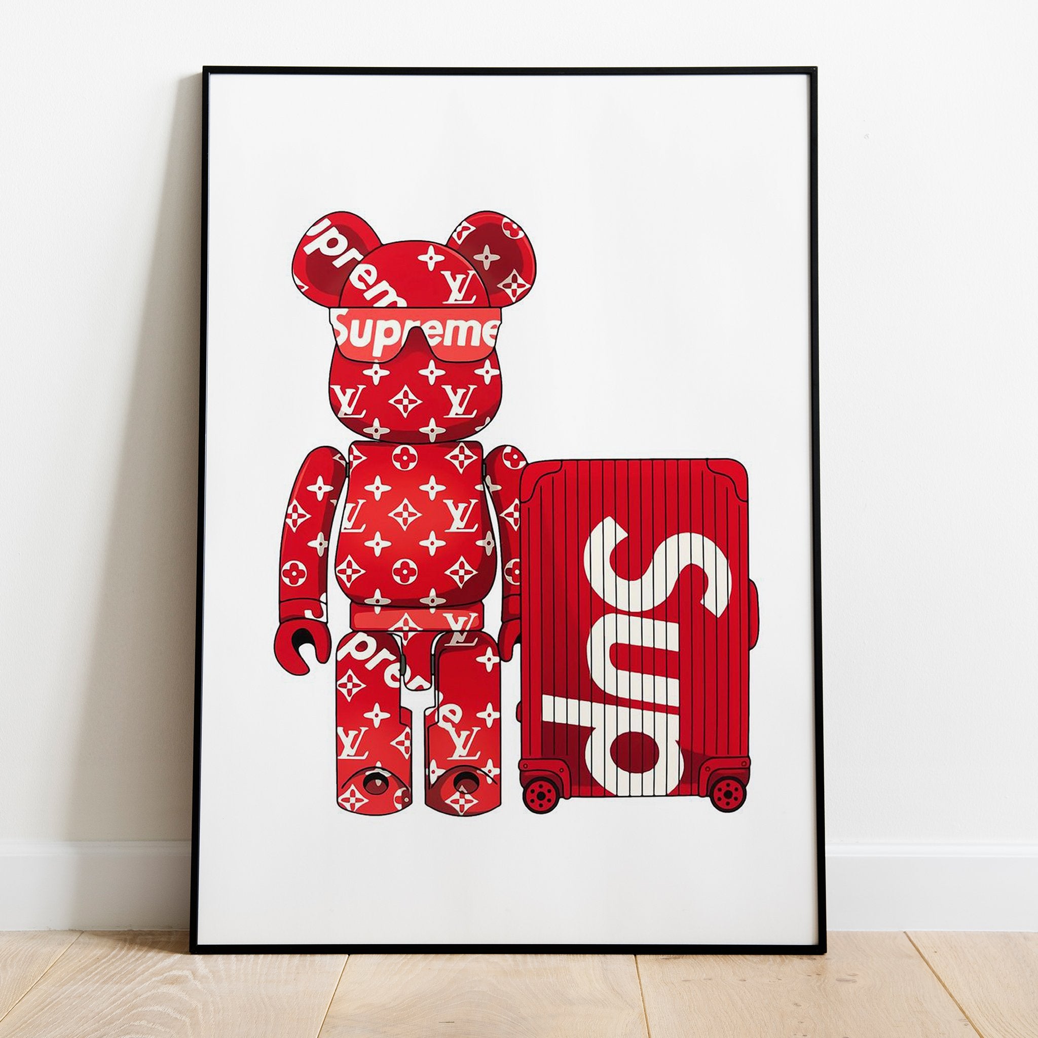 SUPREME KAWS | Sky Blue Bearberry