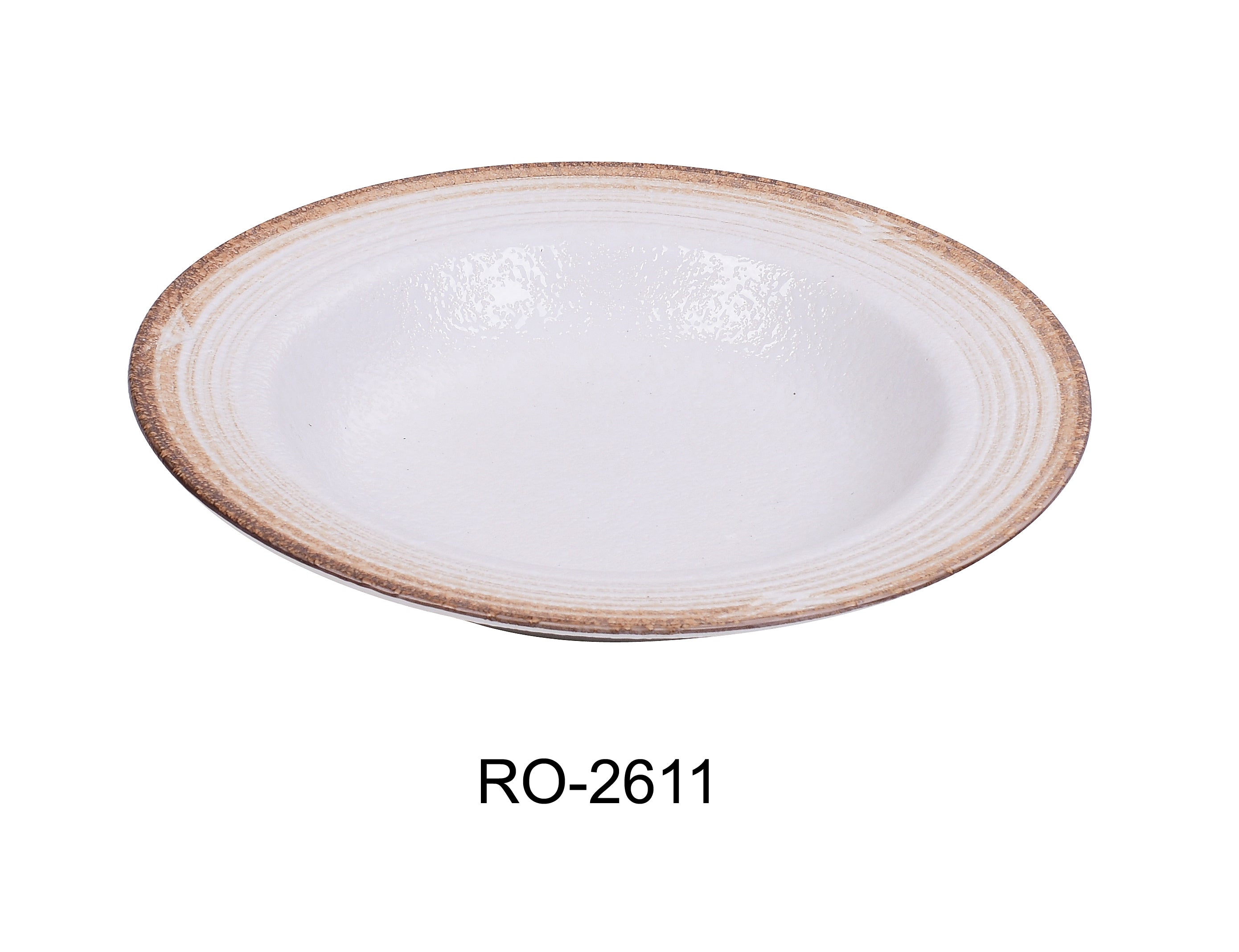 Yanco RO-2611 Rockeye-2 11" X 8" X 1 3/4" Pasta Bowl 16 oz | Lime Atlas