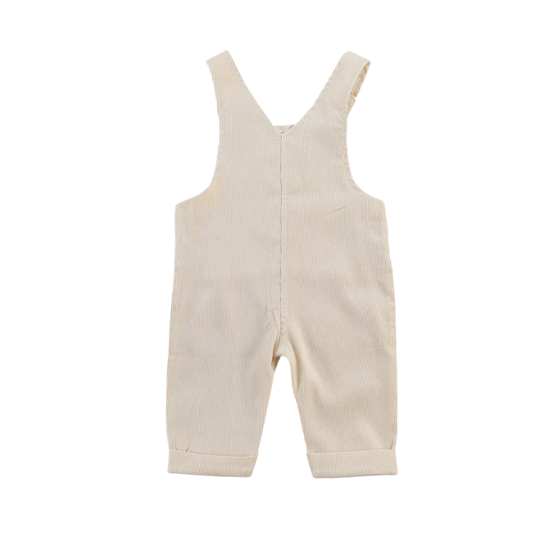 Corduroy Overalls - Tan